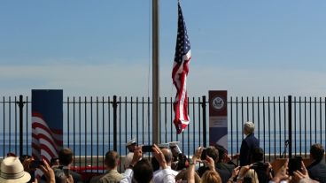 Histórico: Estados Unidos reabrió este viernes su embajada en Cuba. (EFE)