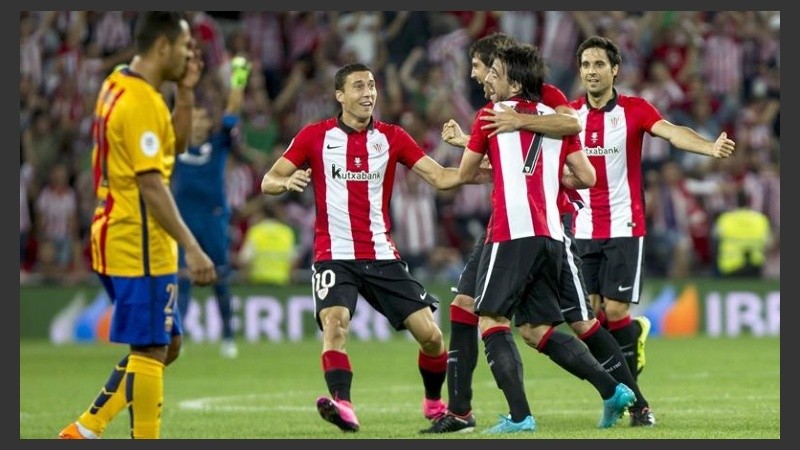 El Athletic le pegó una paliza histórica al Barsa en la final de ida. 