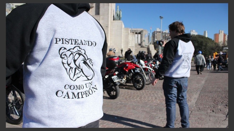 Diferentes organizaciones ligadas a las motos se sumaron a la movida. (Rosario3.com)