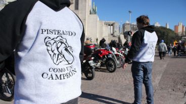 Diferentes organizaciones ligadas a las motos se sumaron a la movida. (Rosario3.com)