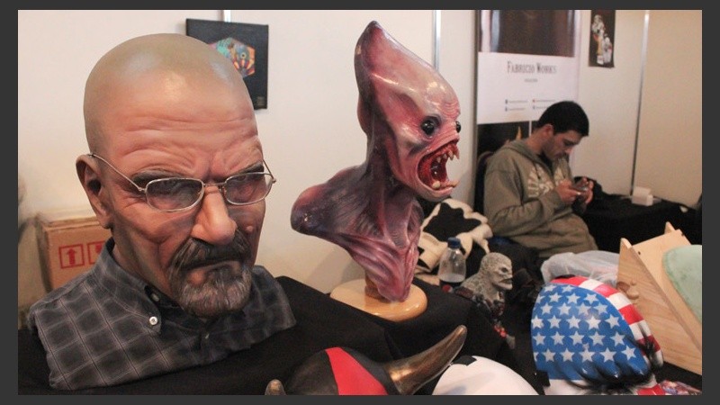 También hay obras con personajes de la TV y del cine. (Rosario3.com)