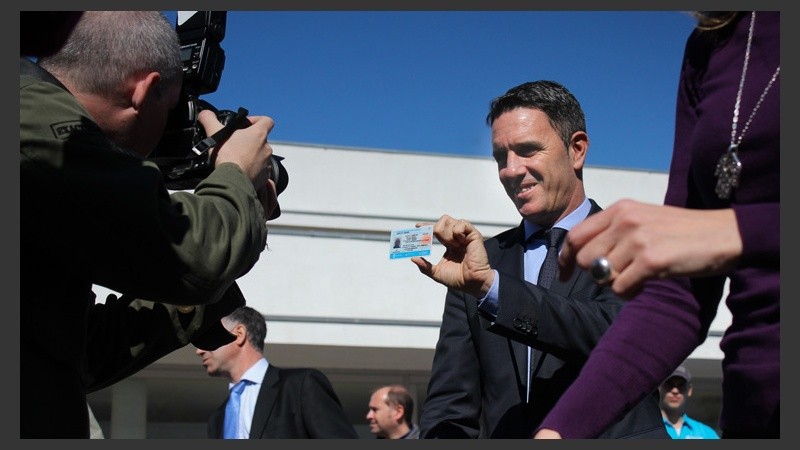 Se presentó el nuevo carné de conducir en el Distrito Sur. (Alan Monzón/Rosario3.com)