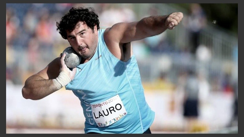 Germán Lauro quedó a casi un metro de la marca que había conseguido en la semifinal: 20.64 metros.