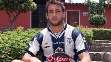 Carlos Barrionuevo en su paso por el Alianza Lima de Perú.