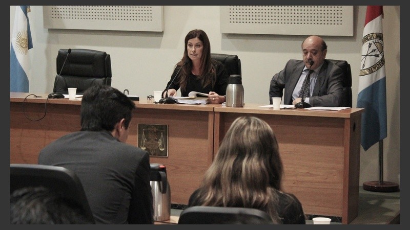 La lectura por parte de los magistrados. (Rosario3.com)