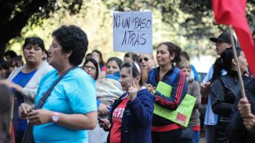 Mostraron su apoyo y pidieron que las condenas sigan firmes. (Rosario3.com)