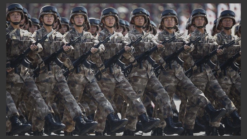 China celebró con un desfile el 70 aniversario del fin de la Segunda Guerra Mundial. (EFE)