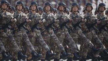 China celebró con un desfile el 70 aniversario del fin de la Segunda Guerra Mundial. (EFE)