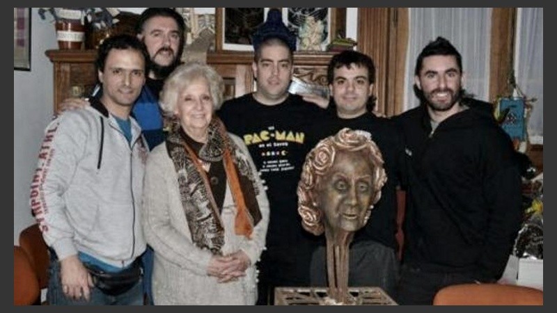 Carlotto se reunió con los músicos de la disuelta banda Callejeros. 