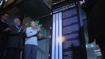 La Biblioteca Vigil fue señalizada como Sitio de Memoria. (Rosario3.com)