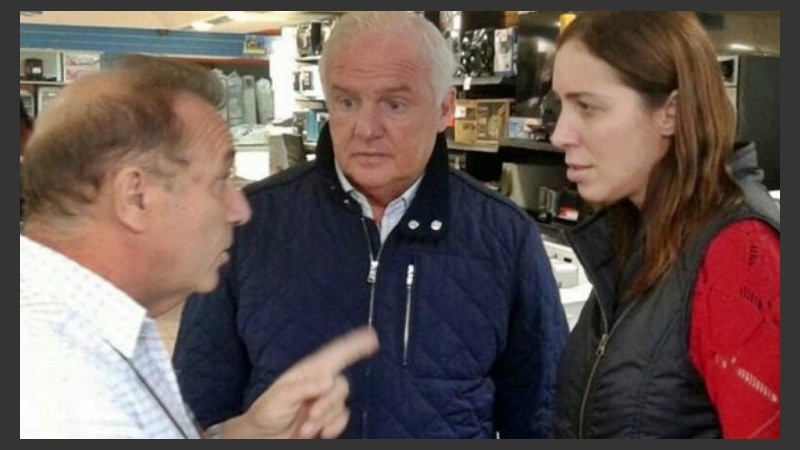 Vidal junto a Niembro, complicado por las denuncias.