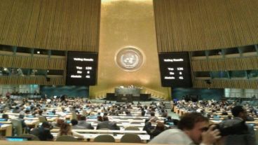 Votación histórica en la ONU a favor de Argentina.