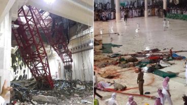 Crudas imágenes de la tragedia en La Meca.