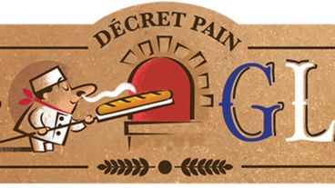 El homenaje de Google al pan francés.