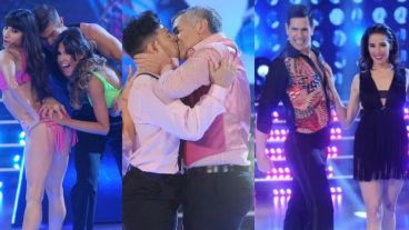 Tres momentos agitados y a puro beso en la pìsta de "ShowMatch".