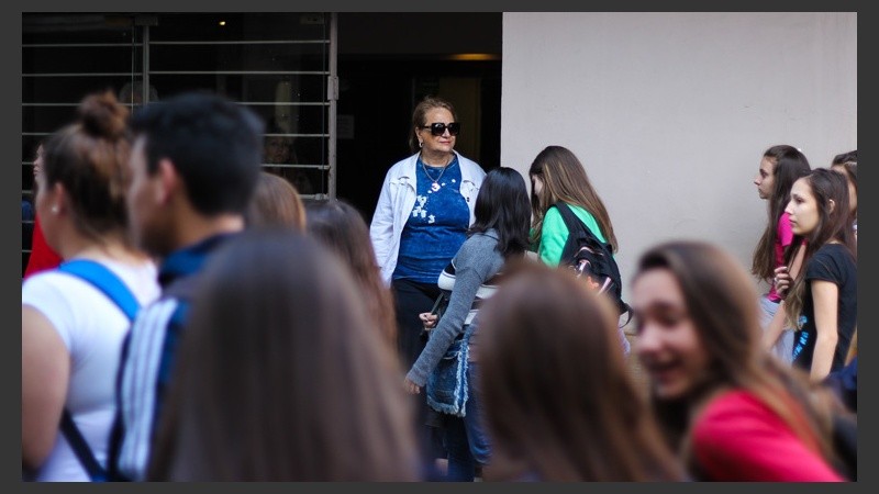 La movilización partió de plaza San Martín y terminó en el Concejo Municipal. (Alan Monzón/Rosario3.com)
