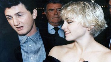 Madonna y Penn cuando estaban enamorados.