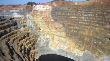 La mina Veladero de San Juan, donde se derramó agua cianurada.