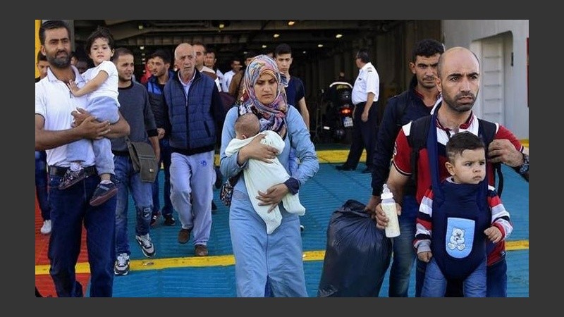 El promedio de refugiados que llegaron a Lesbos superó los 1.000.