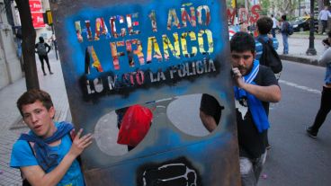 La marcha tuvo como destino los Tribunales Federales en Oroño al 800. (Alan Monzón/Rosario3.com)