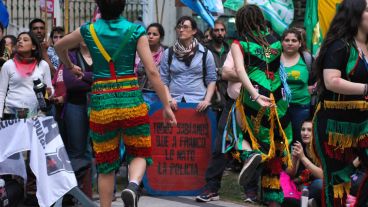 Diferentes murgas participaron de la convocatoria.