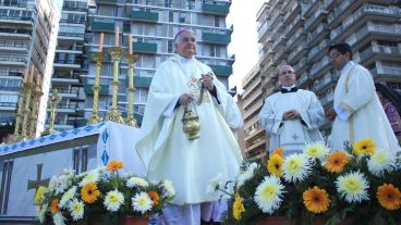 La misa tuvo la presencia especial de un representante del Vaticano. (Alan Monzón/Rosario3.com)