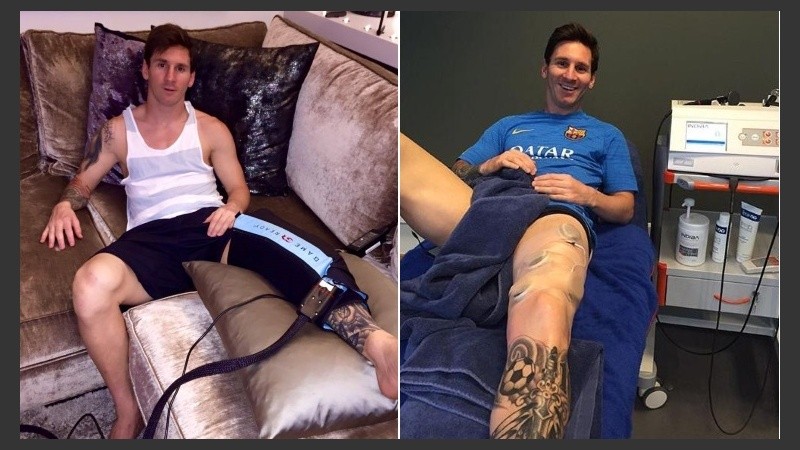 Imágenes de la rehabilitación de Leo. 