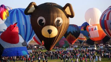 Se pueden encontrar aeronaves de todas formas y colores. (Facebook: Balloon Fiesta)