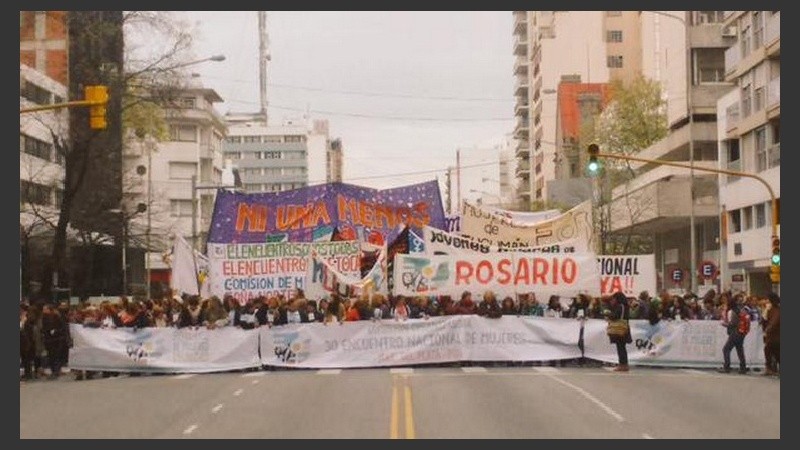 Nutrido reclamo por las calles de la ciudad balnearia.