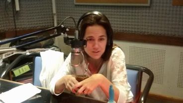 La candidata del PRO en Radio 2.