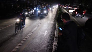 El apagón sorprendió a los rosarinos este miércoles.