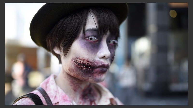 Qué susto! Japón tuvo su celebración de Halloween anticipado. (EFE)