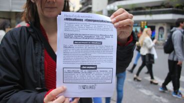 "No hay datos oficiales, a nivel local, provincial y nacional, sobre la cantidad de femicidios y de denuncias realizadas", dijeron. (Rosario3.com)