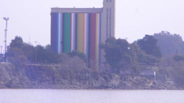 La zona de la búsqueda en la costa central de Rosario.