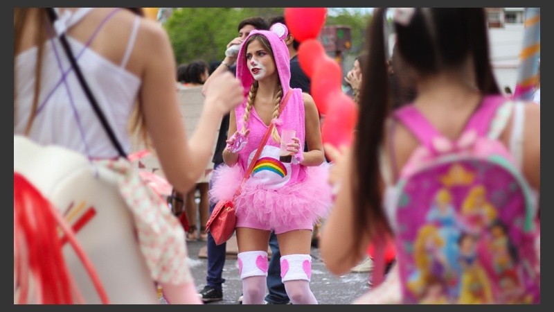 Muy buena producción de disfraces este año. (Alan Monzón/Rosario3.com)