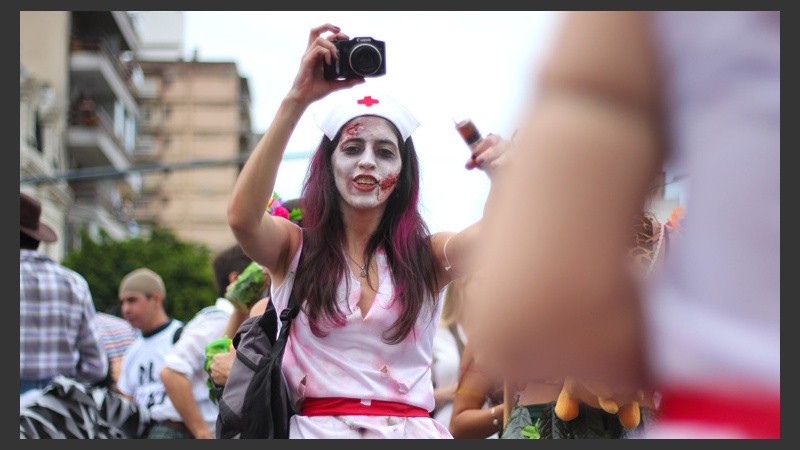La bajada de Medicina ya es un clásico todos los años. (Alan Monzón/Rosario3.com)