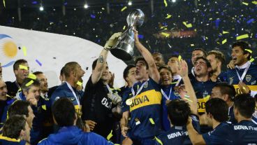 Boca levantó la copa argentina.