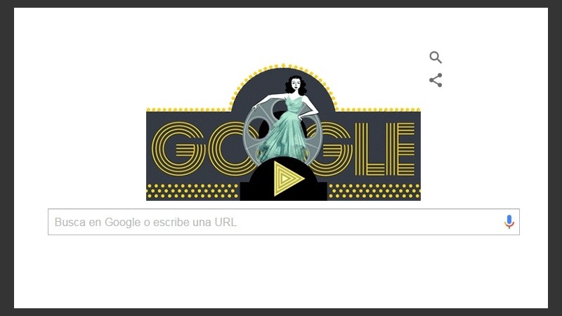 El doodle de este lunes. 