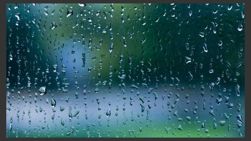 Los vidrios amanecieron empapados.