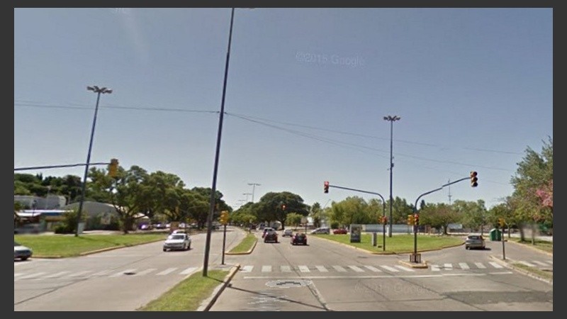 Avenida Colombres, el escenario del accidente. 