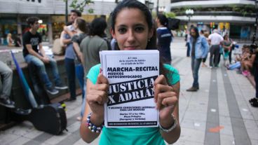 La marcha fue para pedir justicia por Adrián Rodríguez y por lugares seguros para tocar. (Alan Monzón/Rosario3.com)