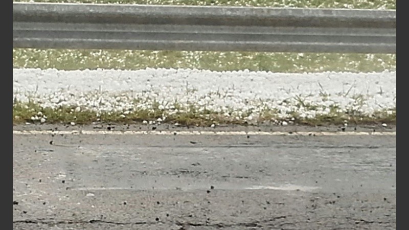 Autopista Rosario-Córdoba, a la altura de Carcarañá.