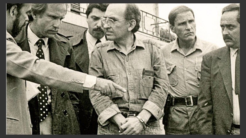 Guillermo Fernández Laborda el día de su primera detención. 