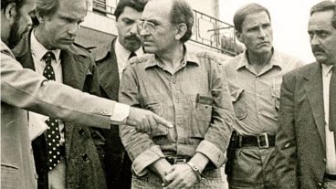Guillermo Fernández Laborda el día de su primera detención.