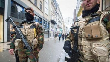 Este sábado hubo un impresionante despliegue militar en Bélgica.