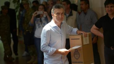 Macri votó en Palermo y habló.
