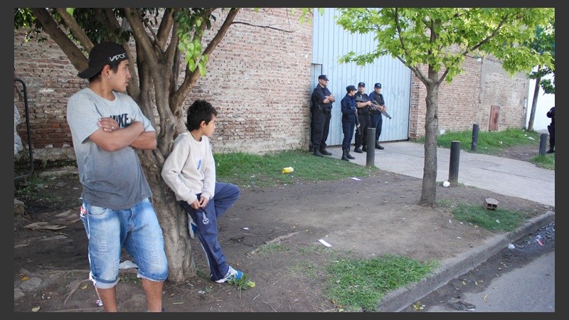 Alem al 4000, el lugar del hecho.