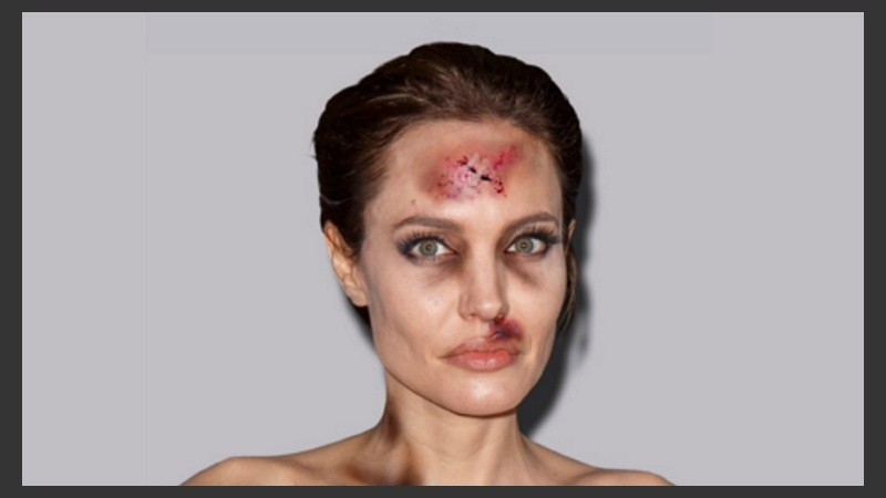 Angelina Jolie, una de las famosas que puso su cara para la campaña. 