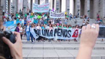Las distintas organizaciones se hicieron presente en el lugar emblemático de la ciudad.