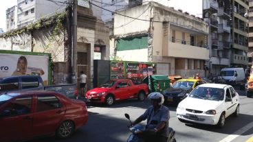 Corrientes al 1300, lugar donde encontraron una cocina de cocaína.